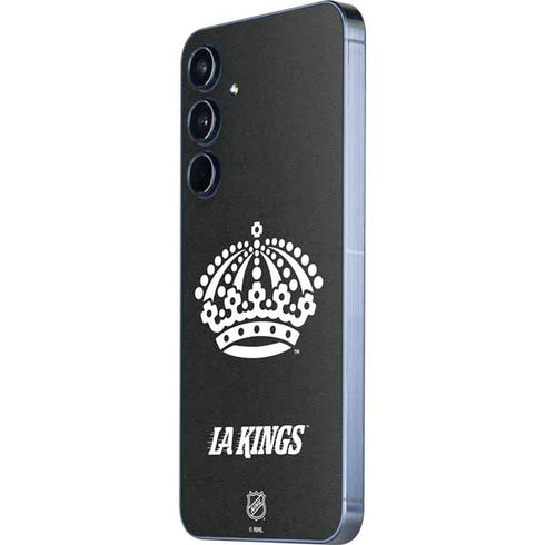 NHL Los Angeles Kings Black Background Galaxy A55 5G Skin